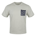 Men Crew Neck Short Sleeve T Shirt With Patterned Pocket