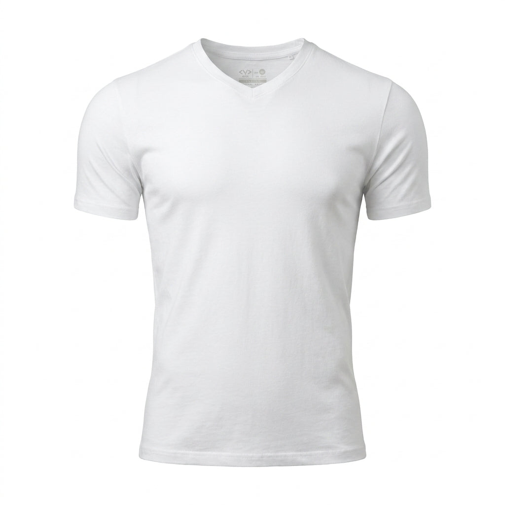 Men V Neck Short Sleeve T Shirt