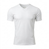 Men V Neck Short Sleeve T Shirt