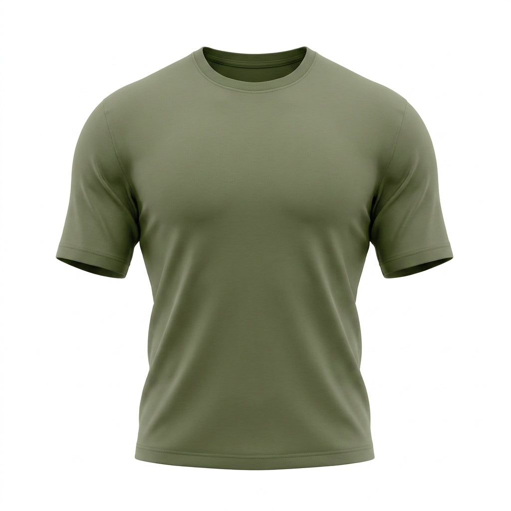 Men Basic Crew Neck T Shirt