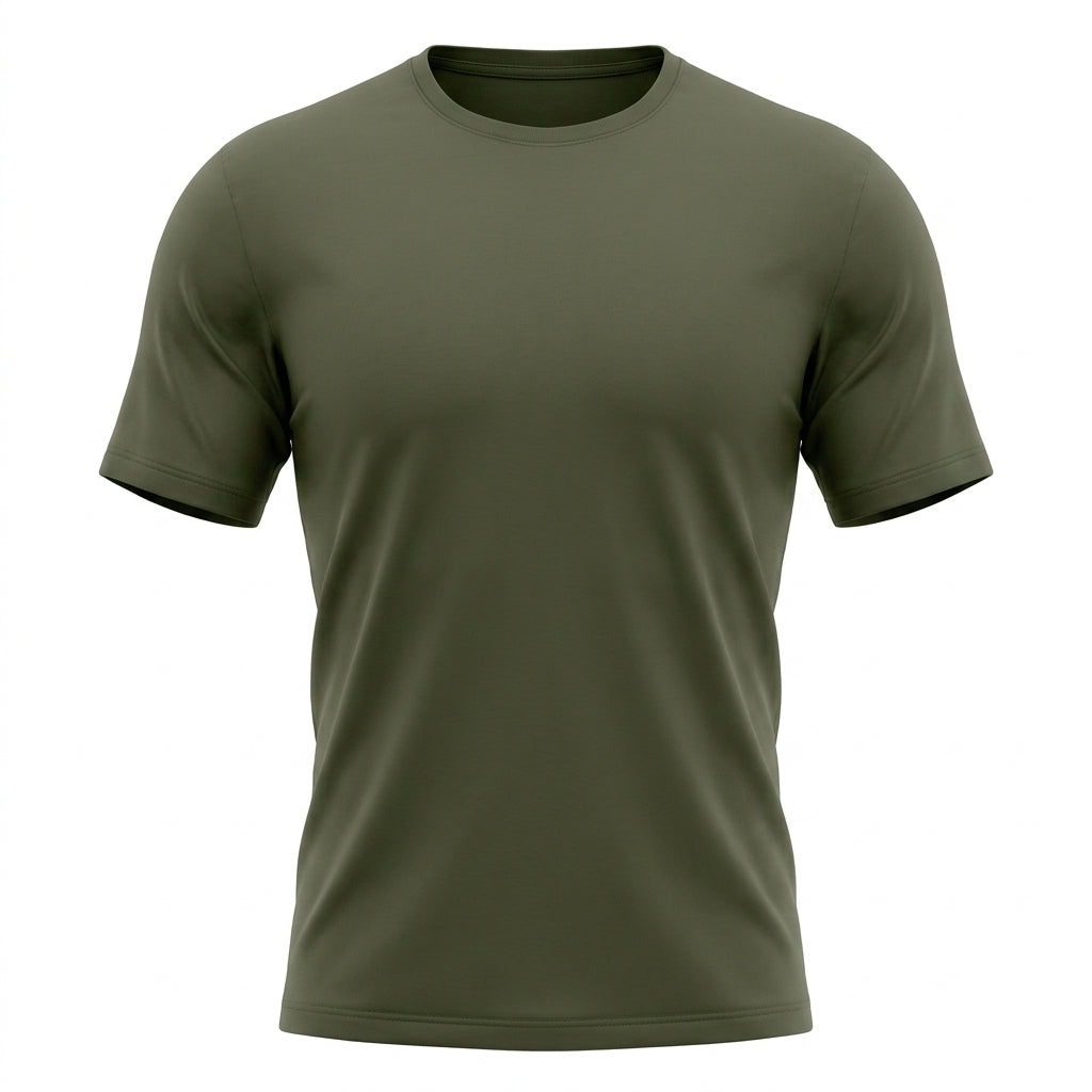 Men Basic Crew Neck T Shirt