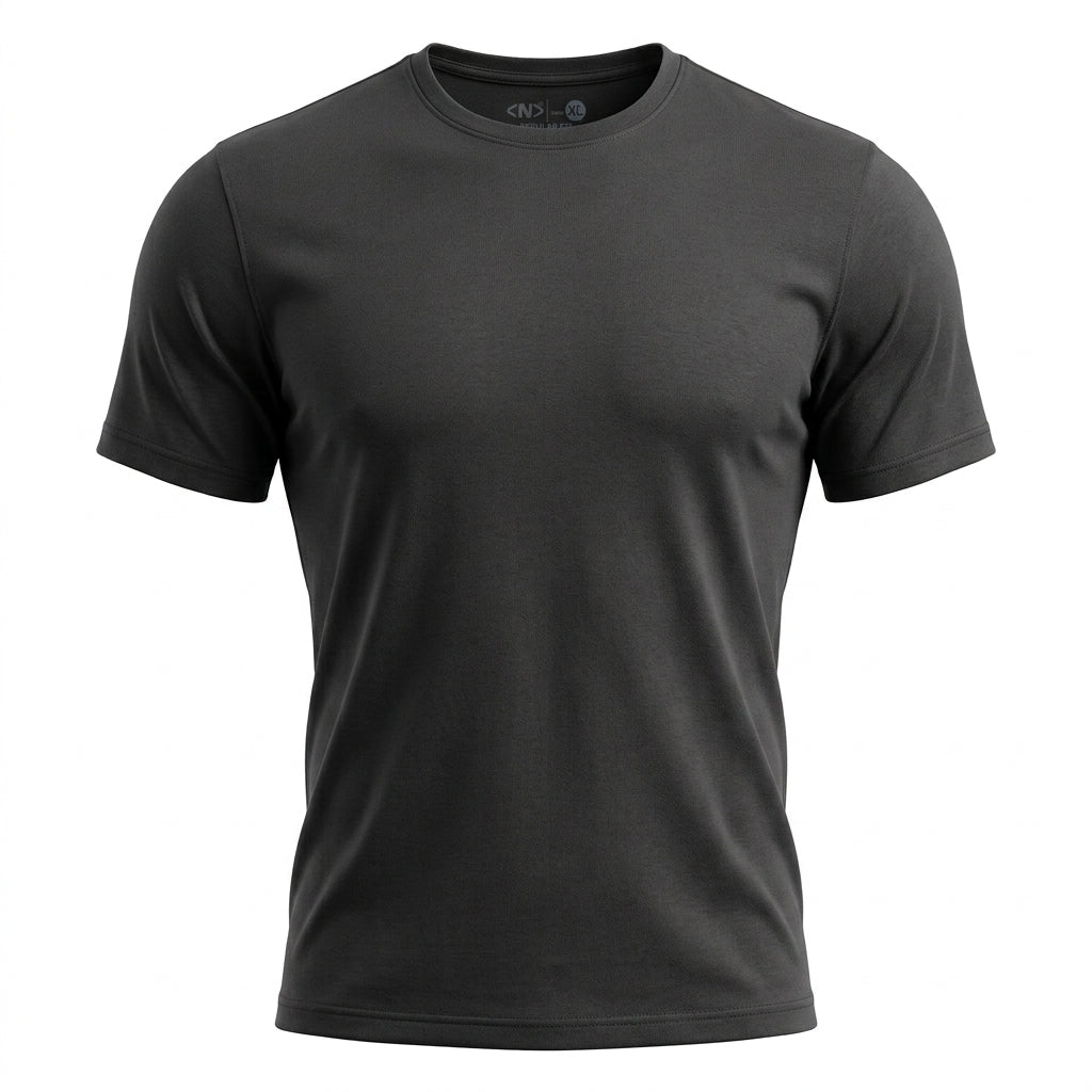 Men Basic Crew Neck T Shirt
