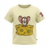 Girls Cartoon Mouse Print T Shirt