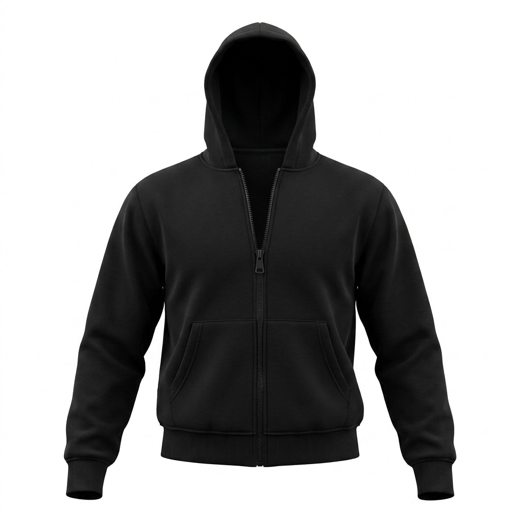 Kids Full Zip Hooded Sweatshirt