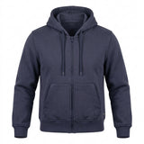 Boys Full Zip Plain Hoodie Sweatshirt