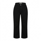 Women Straight Leg Denim Jeans