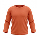 Kids Solid Long Sleeve T Shirt