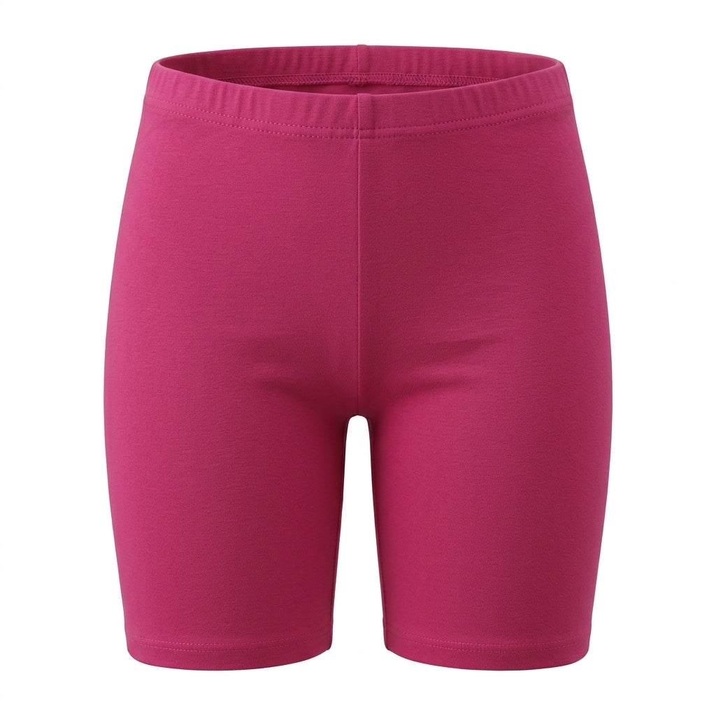 Women Basic Cotton Biker Shorts