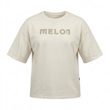 Women Oversized Half Sleeve Melon Print T Shirt