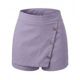 Girls Button Skort