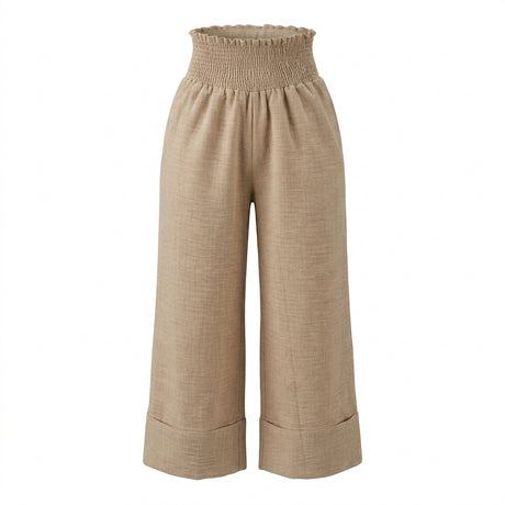 Girls Elastic Waist Wide Leg Pants