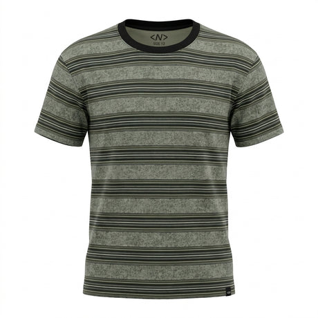 Boys Striped Short Sleeve T Shirt
