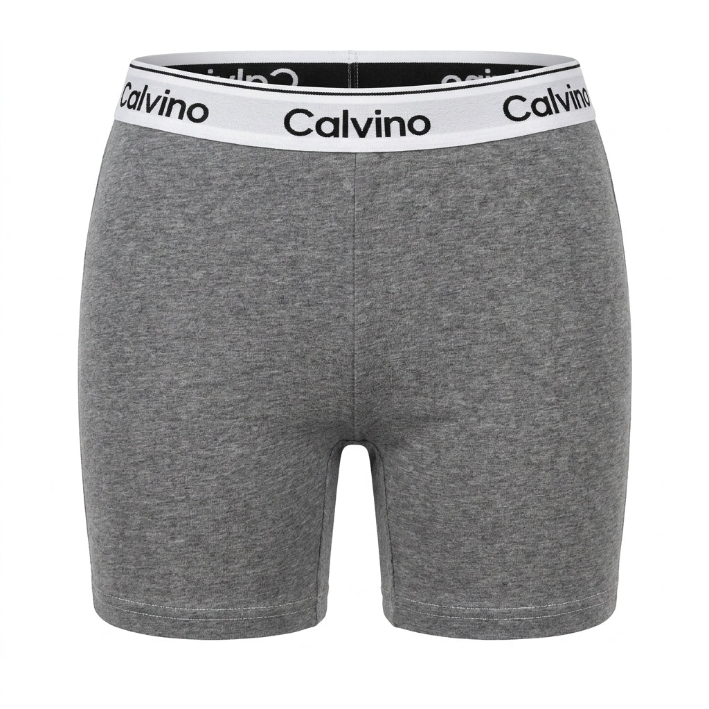 Men Melange Boxer Briefs With Logo Waistband