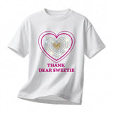 Girls Heart Graphic T Shirt