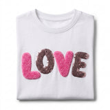 Girls Love Sequin Graphic T Shirt