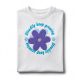 Girls Flower Graphic T Shirt