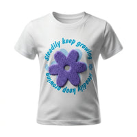 Girls Flower Graphic T Shirt