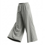 Wide Leg Lace Trim Lounge Pants