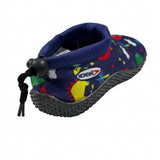 Kids Cartoon Print Aqua Shoes With Toggle Closure