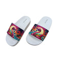 Women Tropical Flamingo Print Slide Sandals