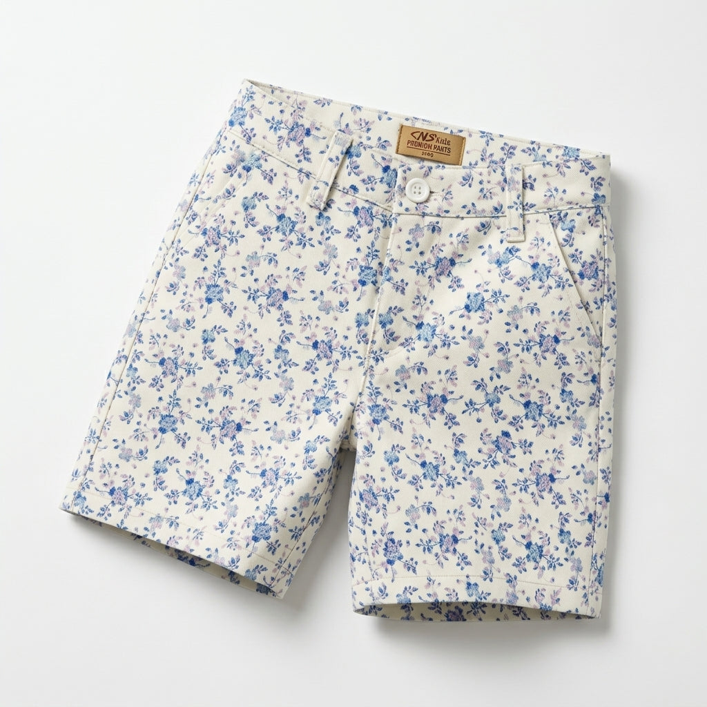 Kids Floral Print Shorts