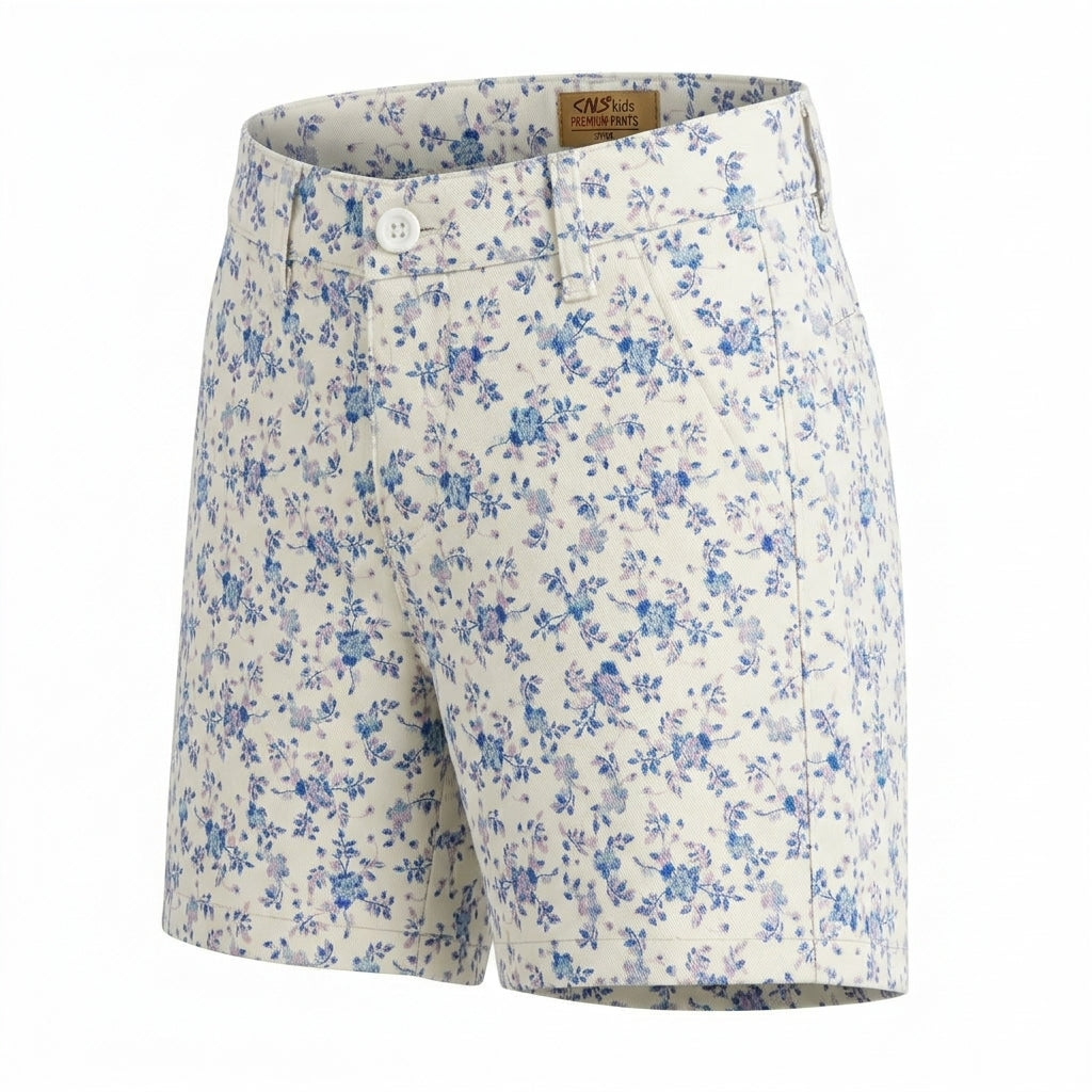 Kids Floral Print Shorts
