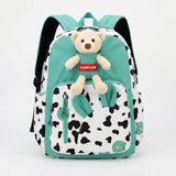 Cloud Love Kids Backpack In And With Playful Cow Print