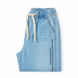 Kids Denim Drawstring Je Pants