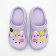 Coogx Girls Charm Clog Sandals