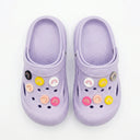 Coogx Girls Charm Clog Sandals