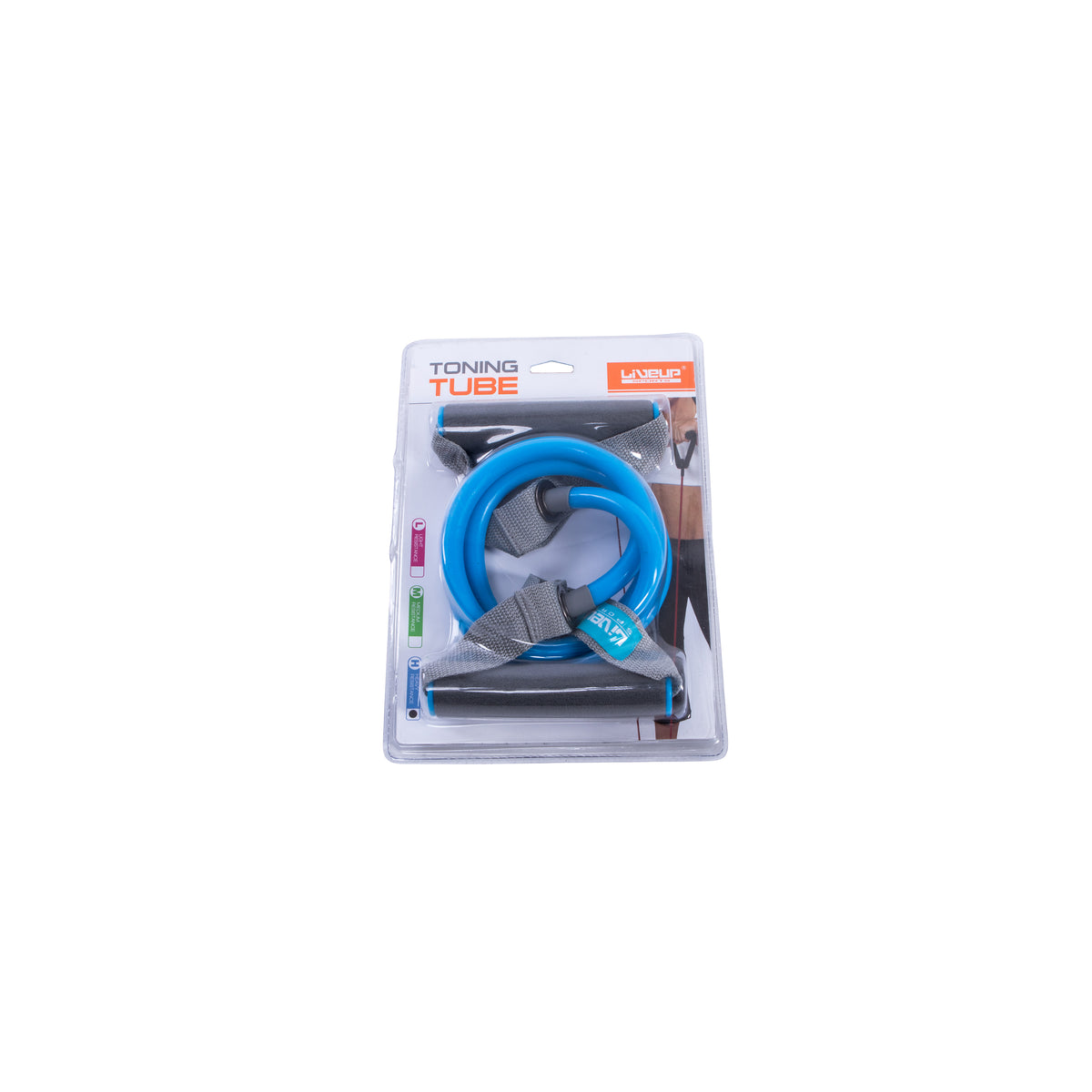 Toning Tube Resistance Band With Foam Handles Free Size
