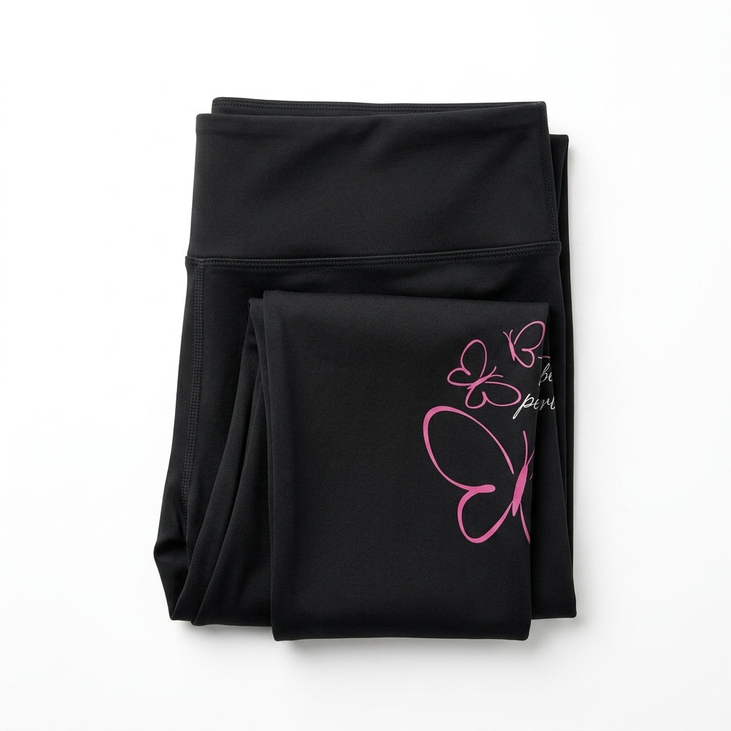 Women Full Length Butterfly Print Leggings