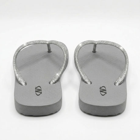 Women Glitter Strap Flip Flop Sandals