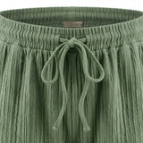 Women Textured Wide Leg Pants