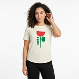 Casual Floral Graphic T Shirt