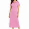 Women Lace Shoulder Short Sleeve Nightdress