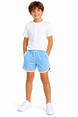 Boys Athletic Dolphin Hem Shorts