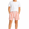 Kids Striped Drawstring Shorts