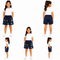 Kids Graphic Drawstring Shorts