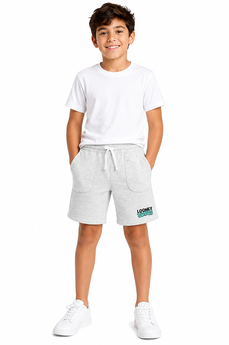 Boys Looney Tunes Graphic Sweat Shorts Melange