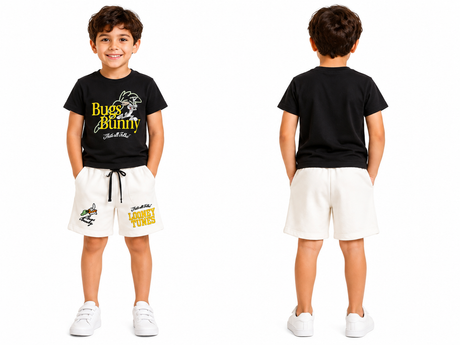 Boys Bugs Bunny T Shirt And Shorts Set