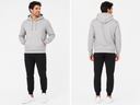 Men Solid Pullover Hoodie With Kangaroo Pocket