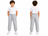 Kids Solid Fleece Jogger Pants