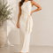 Casual Sleeveless Side Tie Midi Dress