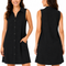 Girls Sleeveless Collared Button Front Top
