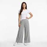 Wide Leg Lace Trim Lounge Pants