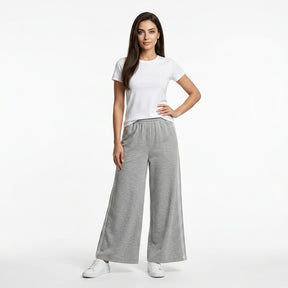 Wide Leg Lace Trim Lounge Pants