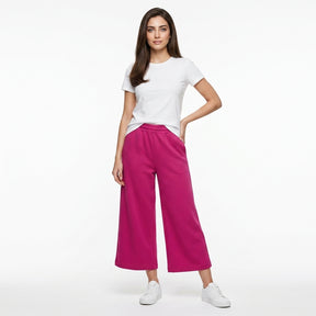 Women Bright Wide Leg Lounge Pants
