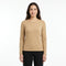 Long Sleeve Basic Top With Rou Neckline