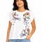 Casual Floral Print Short Sleeve T Shirt